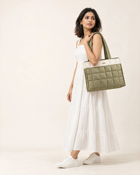 Cloud - The Structured Puffer Tote