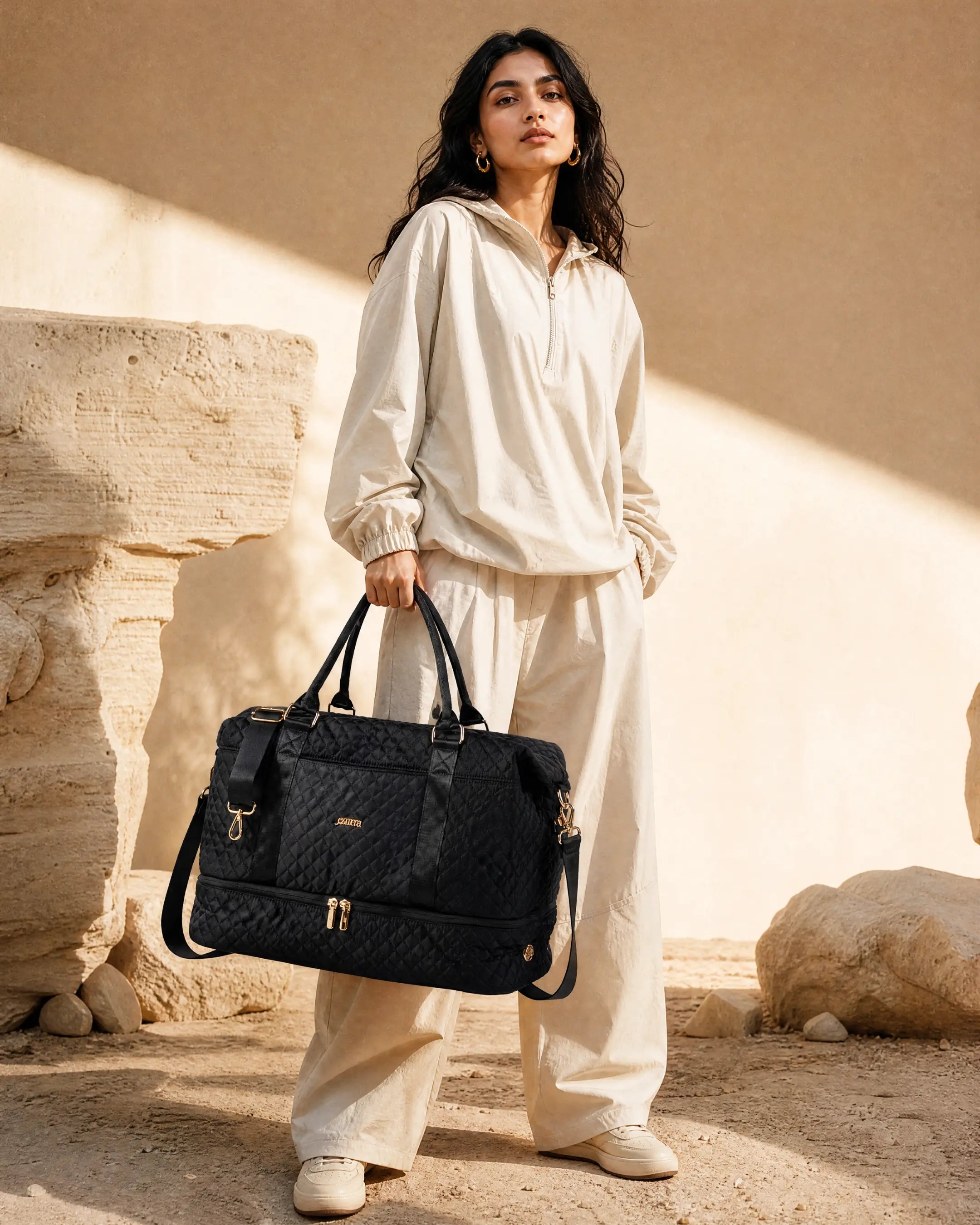 Sienna - The Quilted Travel Duffle
