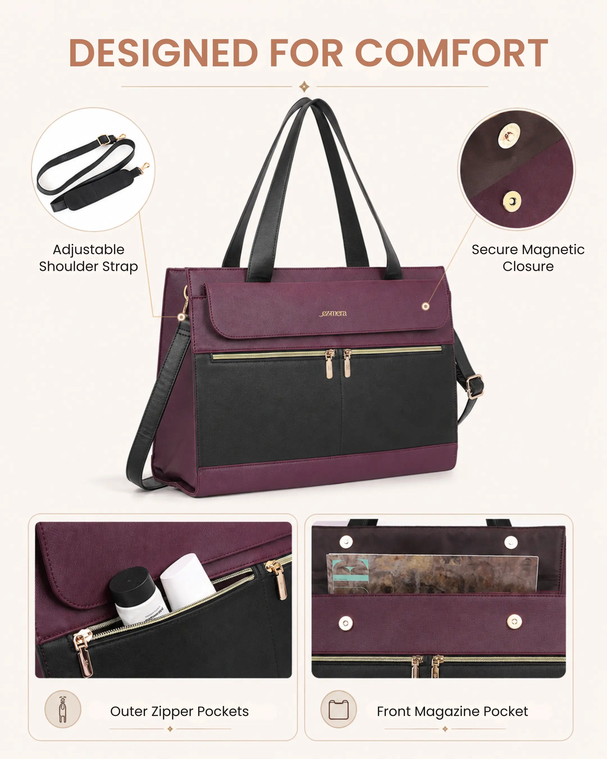 Celeste - The Everyday Laptop Tote