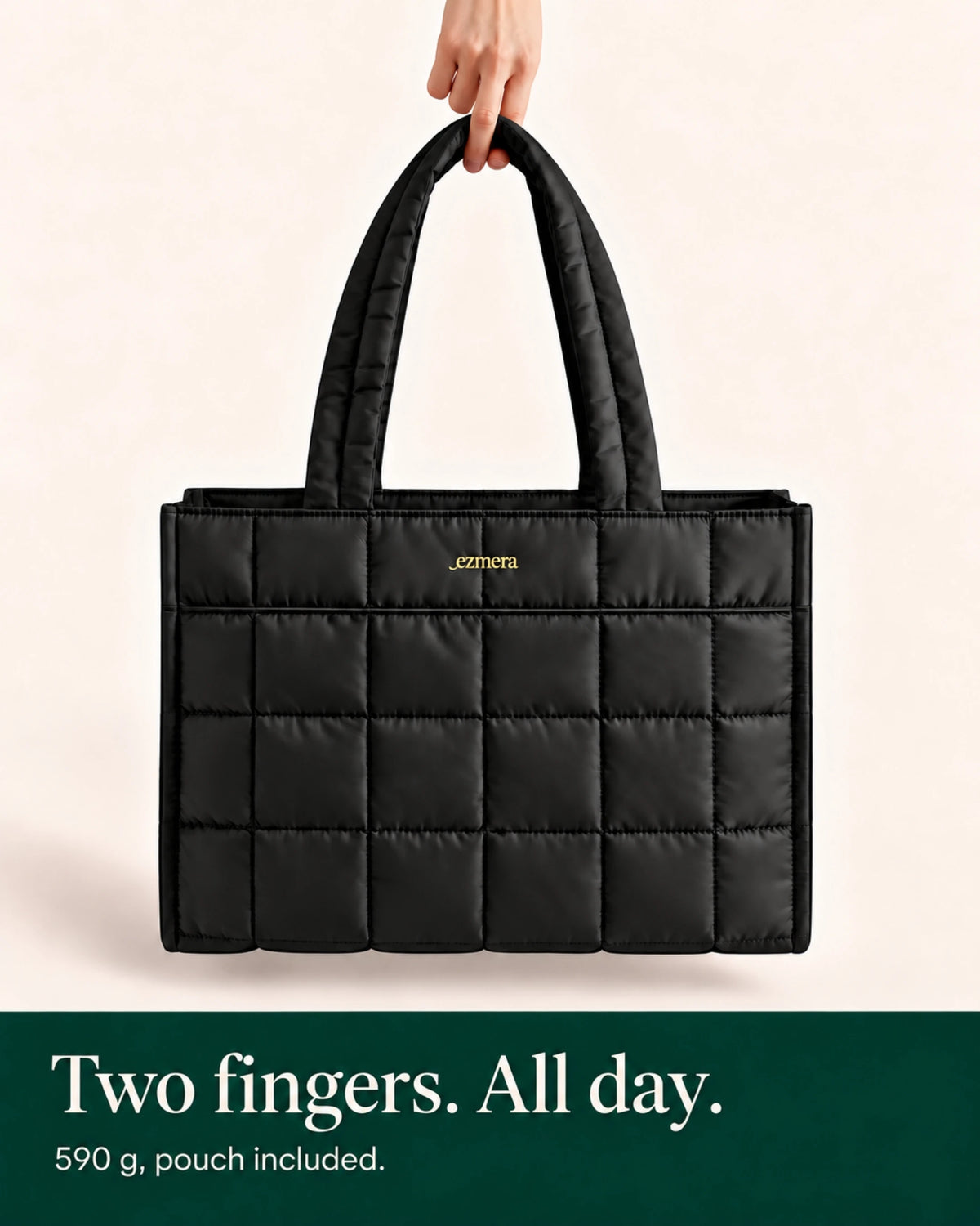 Cloud - The Structured Puffer Tote