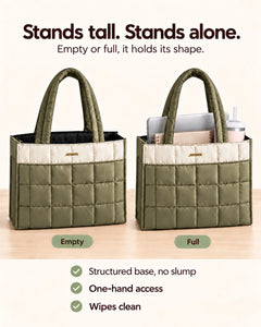 Cloud - The Structured Puffer Tote