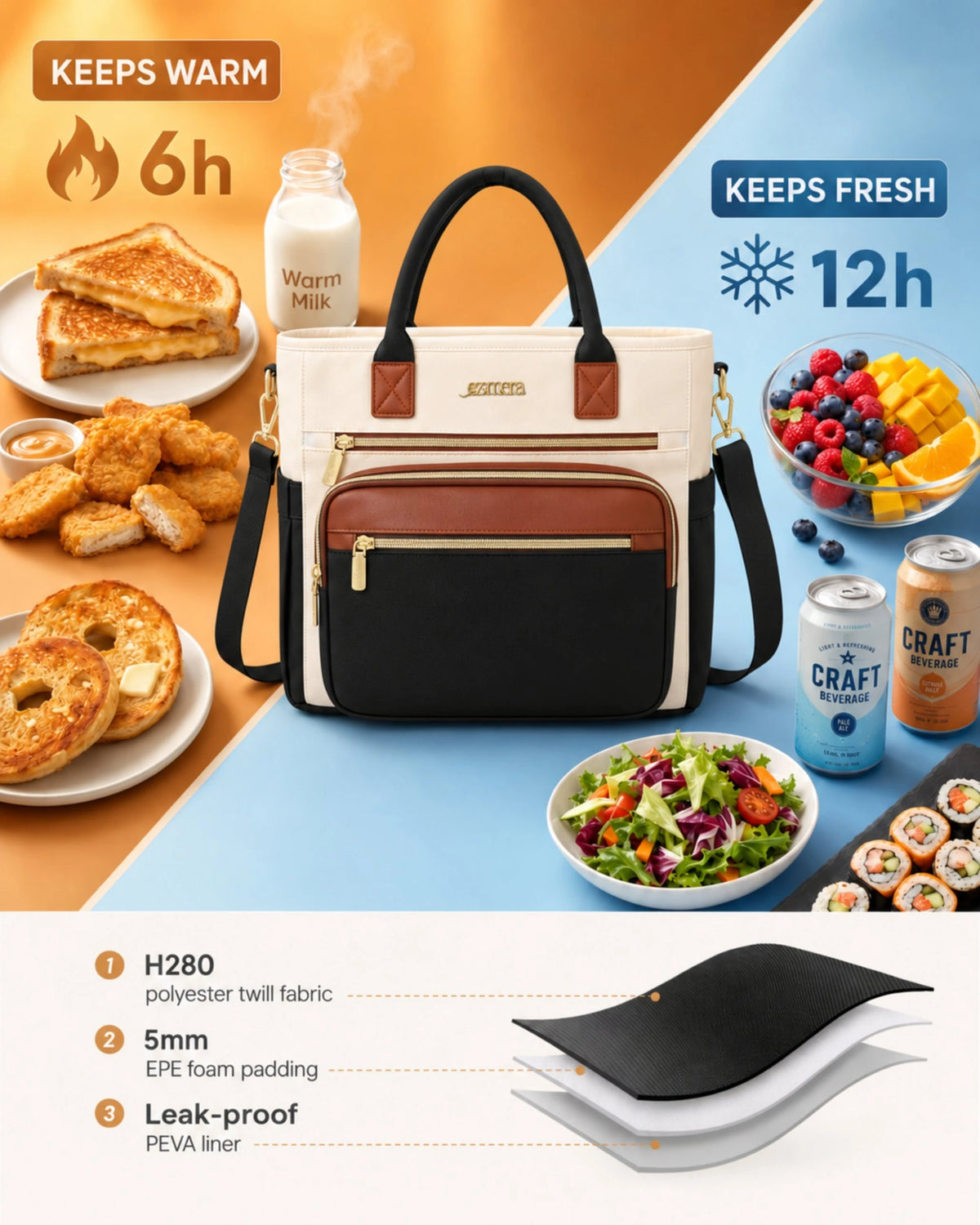 Hazel – The Insulated Tote