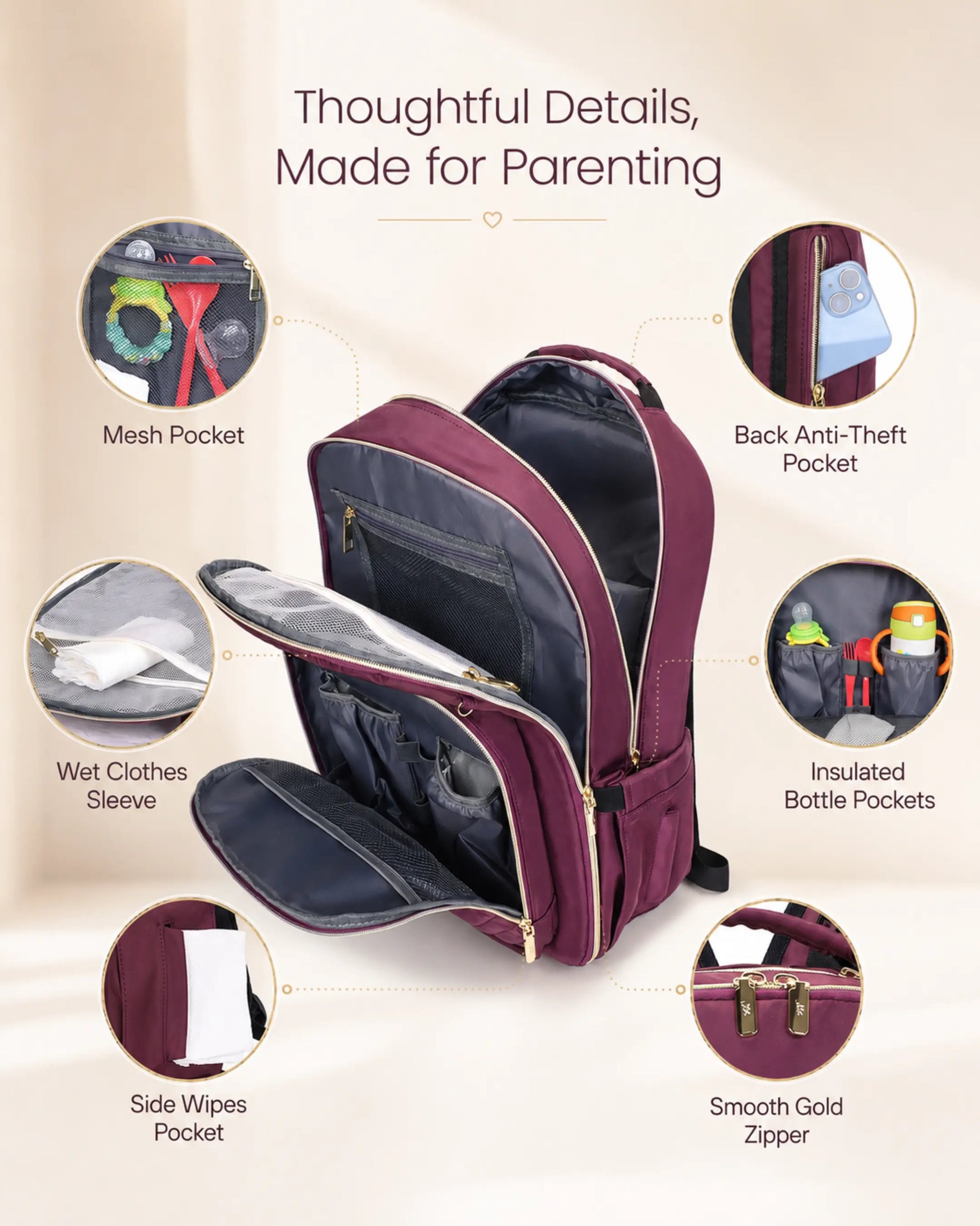 Nora – The Working Mom Backpack