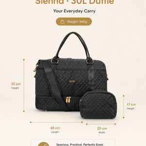 Sienna - The Quilted Travel Duffle