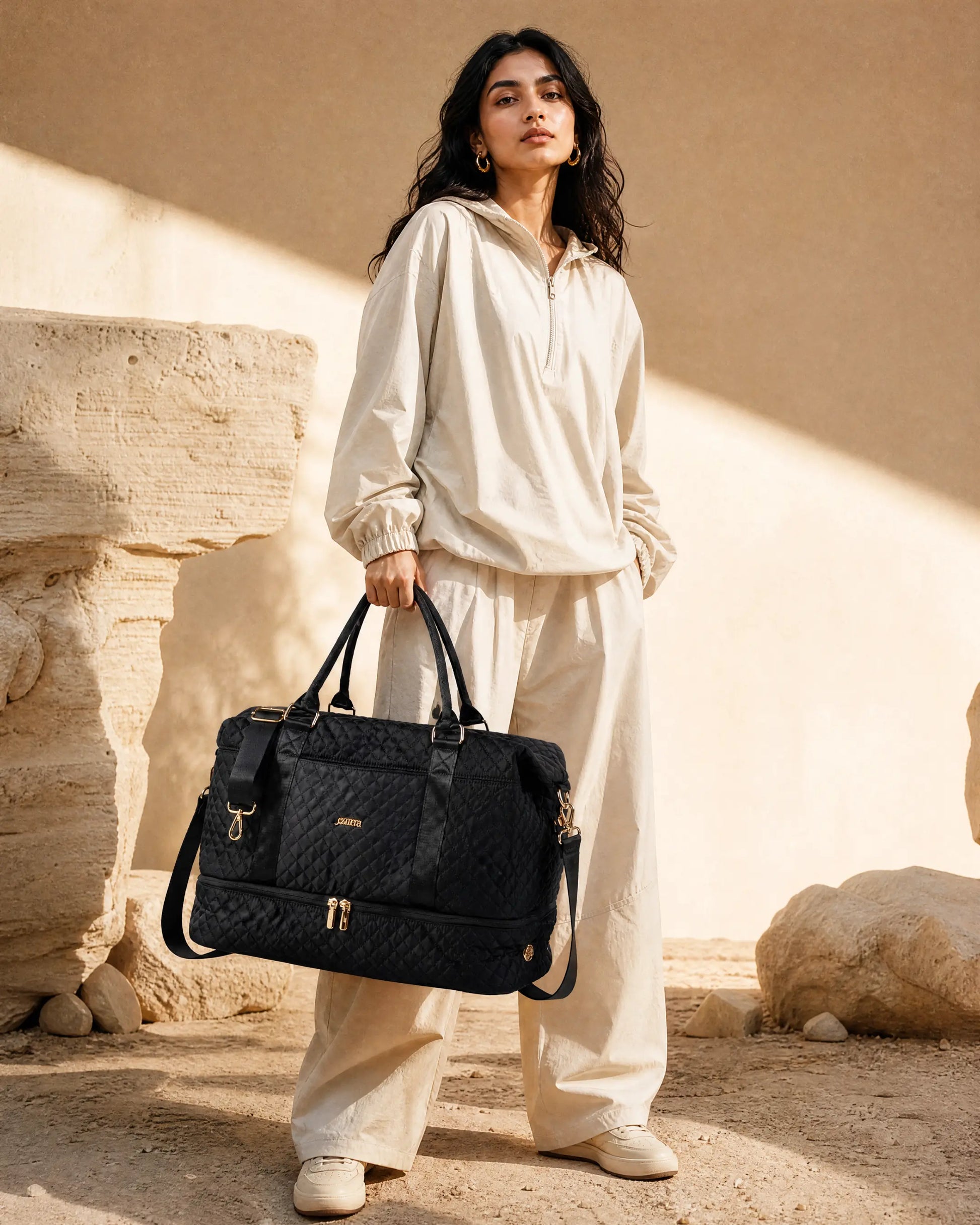 Sienna - The Quilted Travel Duffle