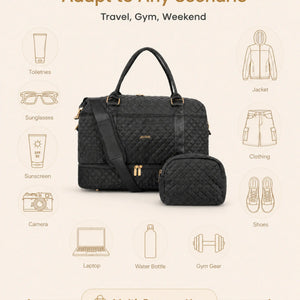 Sienna - The Quilted Travel Duffle
